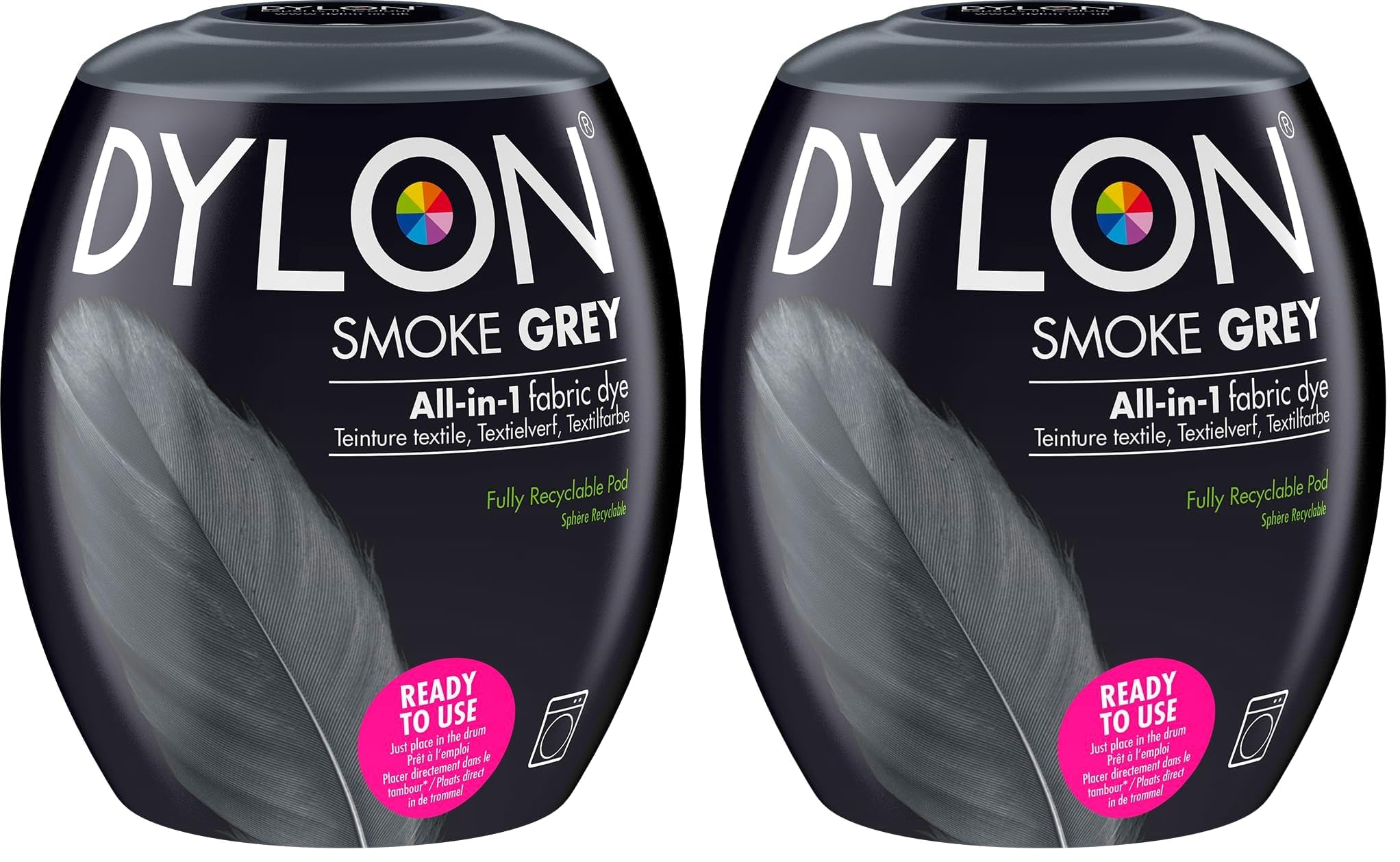 Dylon Washing Machine Fabric Dye Pod Intense Black, 350g, Packaging May Vary — view 22