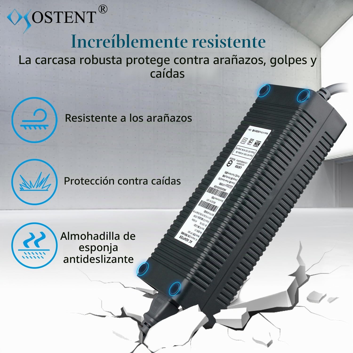 OSTENT 100-240V 203W EU Plug AC Adaptador Fuente de Alimentación Cable Brick para Microsoft Xbox 360 Consola