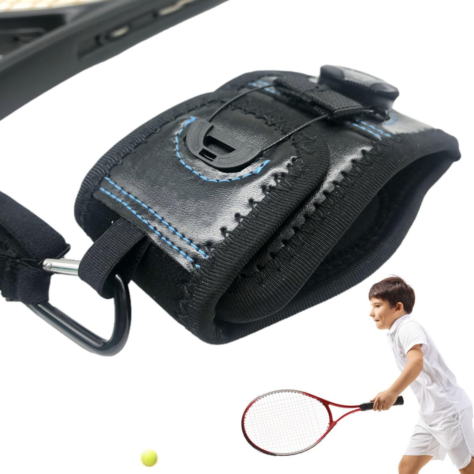 Generisch Supporto per l'allenamento del polso del tennista, per allenare il polso, per regolare la postura, con memoria muscolare per tennis, badminton