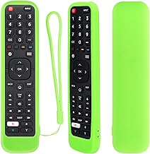 Housse Coque en Silicone pour Hisense Télécommande, EN2R30N EN2K30P EN2P30H EN2J30H EN2D30H, Etui de Protection pour Hisense Télécommande, Antidérapage, Antisismique, Lavable (Vert Lumineux)