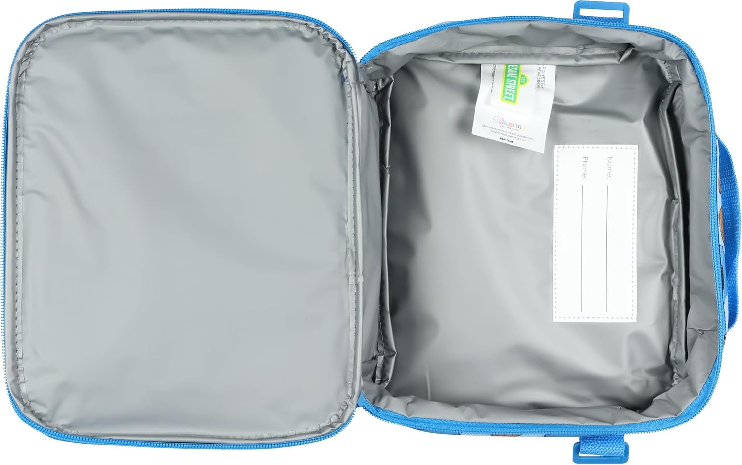 INTIMO Sesame Street Cookie Monster Backpack 5-Piece Mega Set Cookie Time Kids School Bag Lunch Box Pencil Case Water Bottle 16" - Image 5