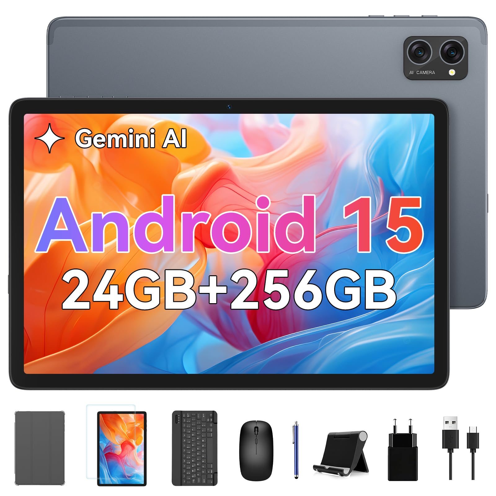 KINGRID T20 Tablet Latest Android Tablets with 10 Inch Incell