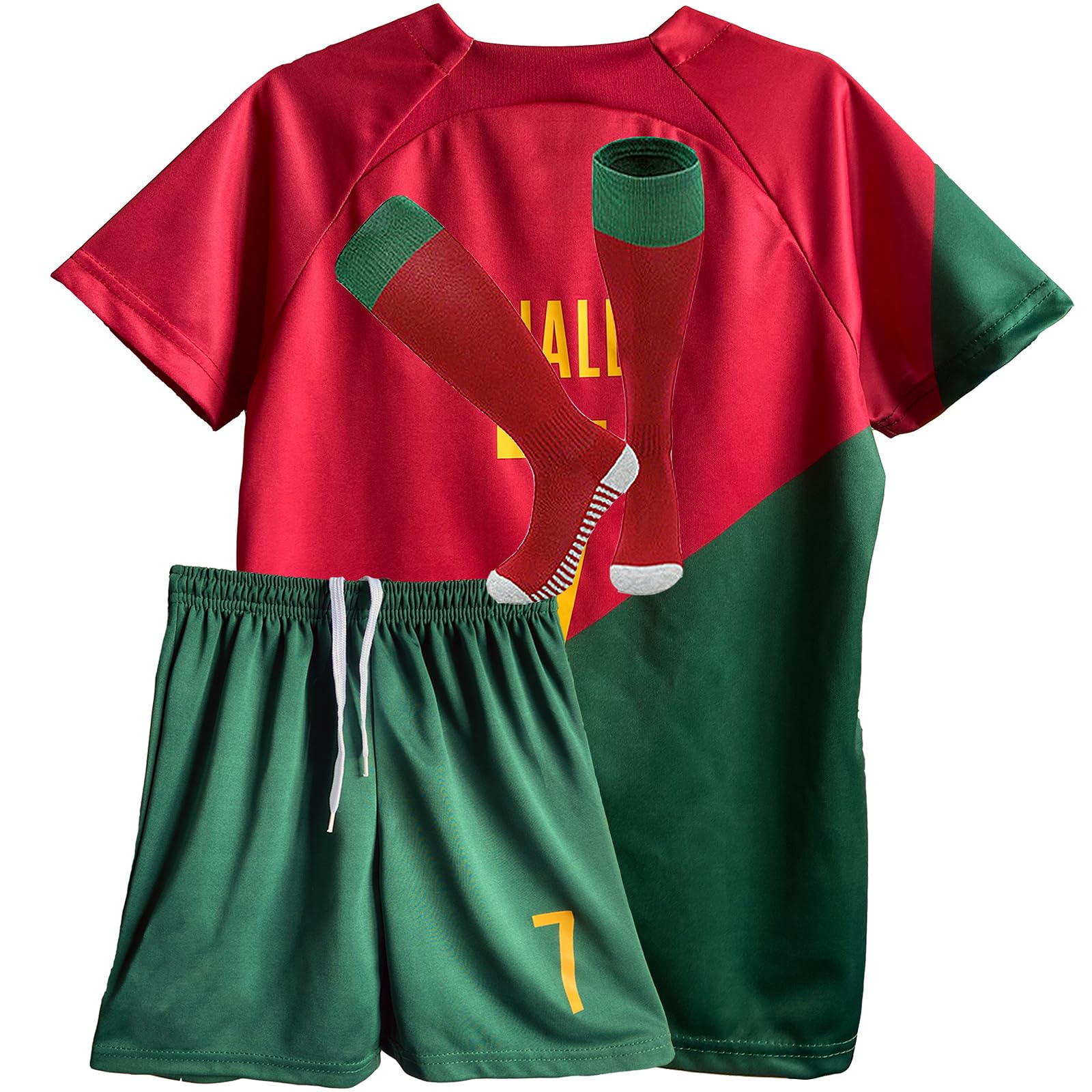 Soccer Jerseys for Boys Kids Football Training Uniform Soccer Fans Jerseys Youth Gift Kit Set