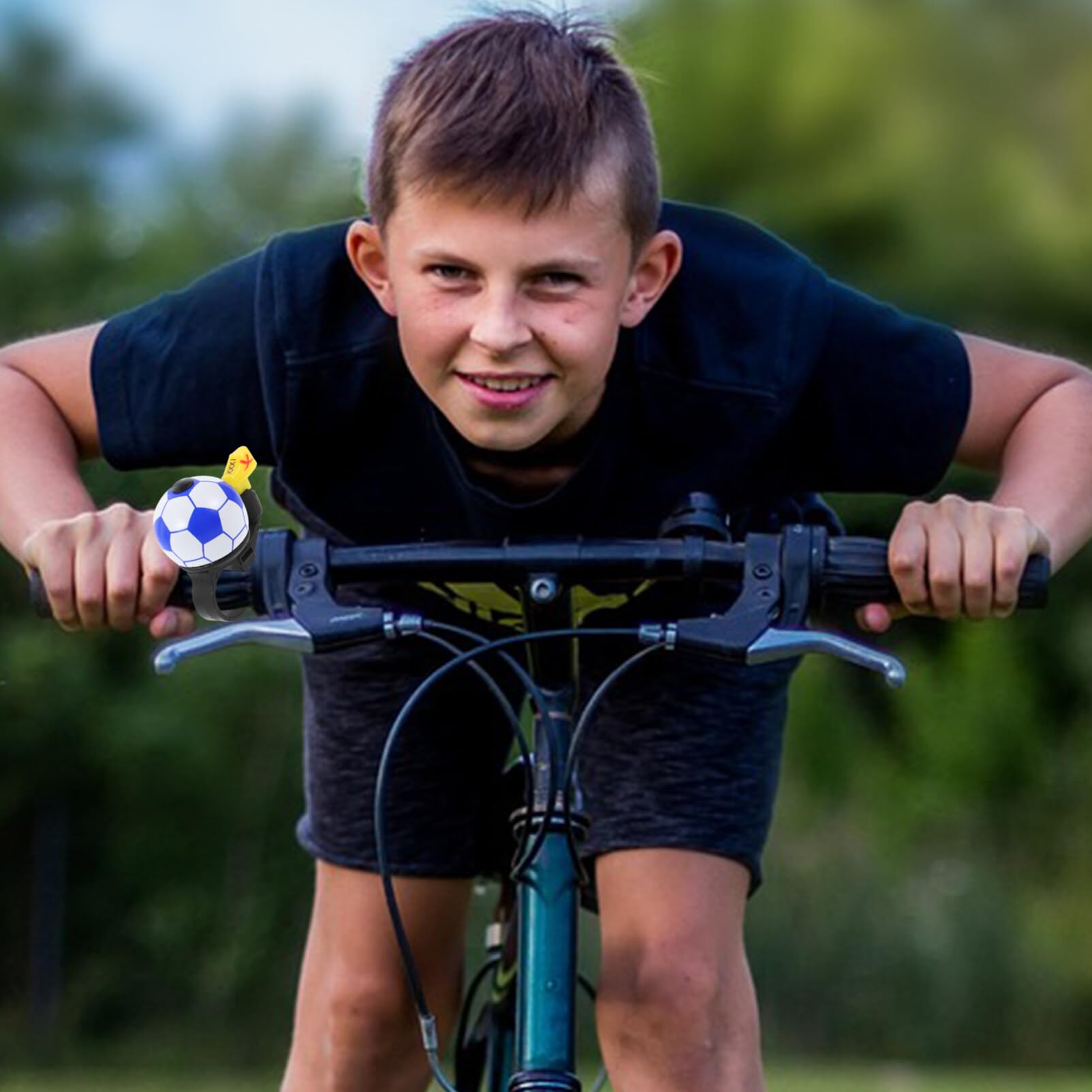 Sonnette De Vélo Girafe Jaune - Alliage Aluminium, Son Clair - Accessoire Vélo Enfant Et Adulte