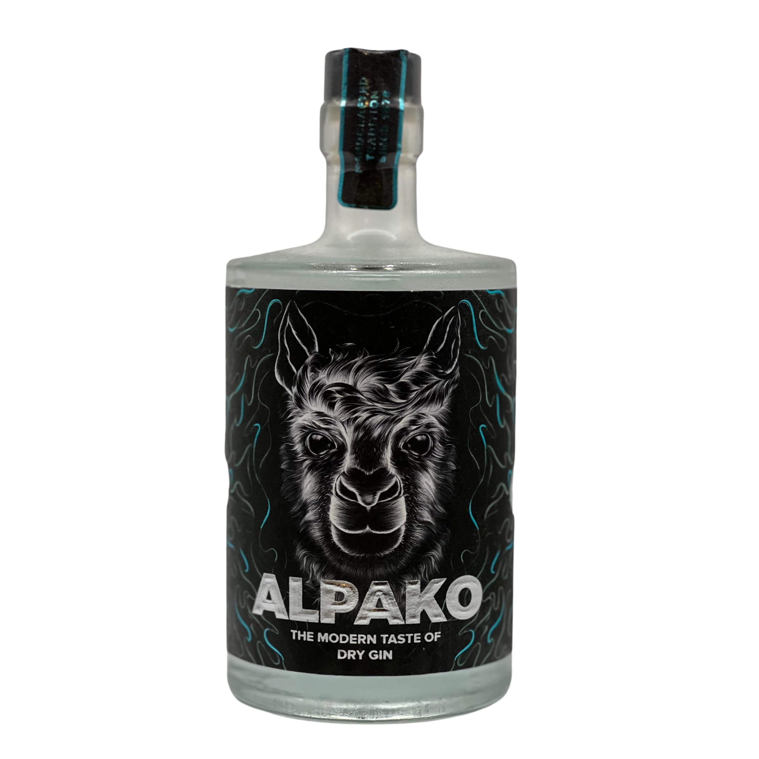 Alpako Gin | World Gin Award Gold ausgezeichnet | Traditionell destilliert in Deutschland | Drachenfrucht & Sternfruch, 43% Vol | 500ml Einzelflasche | 25 Botanicals | Handarbeit seit 1878