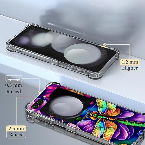 Miniatura 92 de Funda para Galaxy Z Flip 5, bonita funda protectora contra caídas de gato blanco y naranja, a prueba de golpes, carcasa protectora de cuerpo Lindo