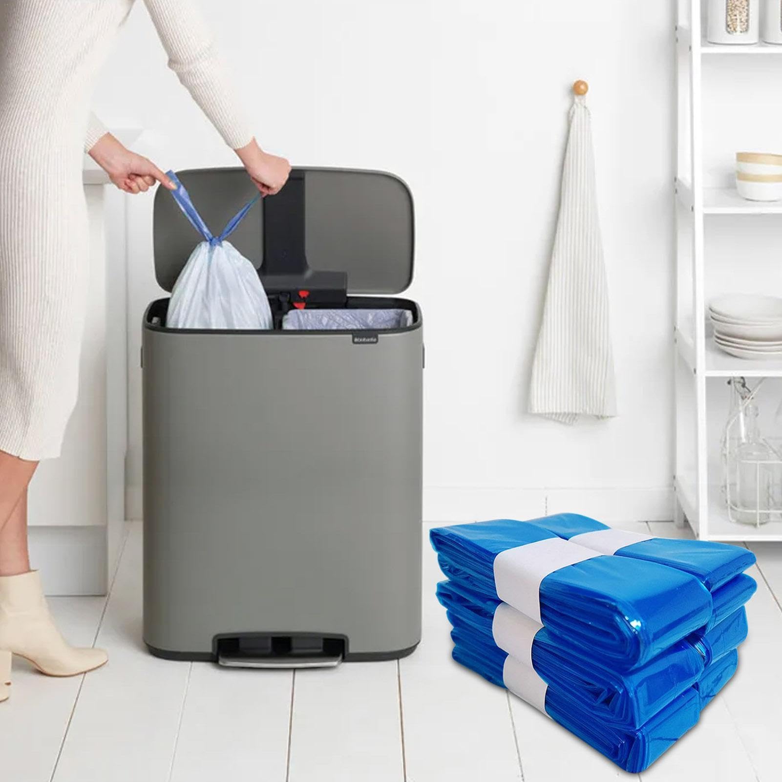 Windelmüllbeutel, 1/2 Stück – Windeleimer, Abfall-Wickeltaschen, exquisit verarbeitet, 10 Stück Kotbeutel, Abfallbeutel, Baby-Windel-Ersatz für Badezimmer, Schlafzimmer, Kinderzimmer, Reisen