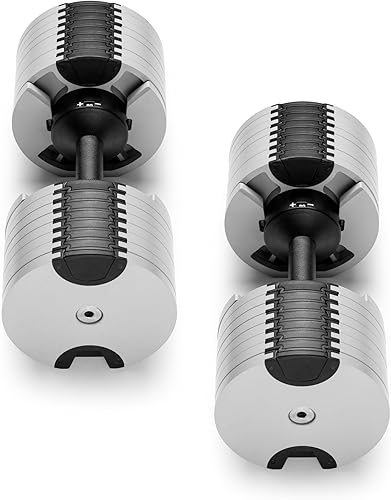 Miniatura 6 de NÜOBELL Juego de mancuernas ajustables, 5-50 libras o 5-80 libras, modelo Easy Twist 2024-25, juego de pesas todo en uno (par) para el hogar,