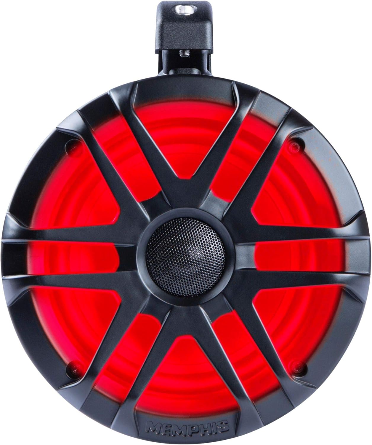 Memphis Audio MXA62PS 6.5" LED Coaxial Powerports Speaker Pods for Roll Bars, Black with LED