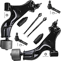 Vista 69 de Detroit Axle - Kit de suspensión frontal de 8 piezas para Dodge Journey 2009-2015, 2 brazos de control inferiores, 2 rótulas, 2 varillas