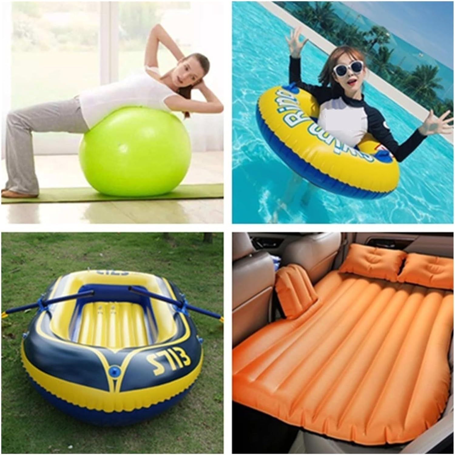 電動ポンプ 電動エアポンプ インフレータ エアコンプレッサー バッテリー充電式 ポータブル ボートマットレス インフレータブルプール