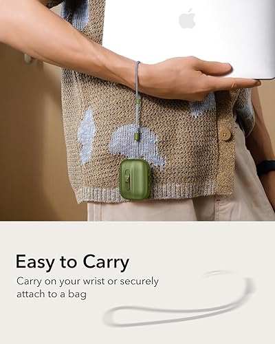 Miniatura 111 de ESR Funda para AirPods Pro (2023/2022/2019, 2ª/1ª generación), compatible con Airpods Pro 2 (cable USB-C/Lightning), listo para MagSafe, bloqueo