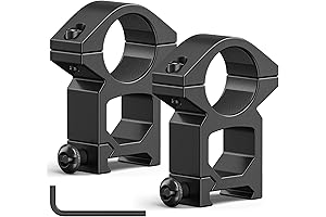 CVLIFE 2 Pieces 1 Inch Scope Rings, High Profile Scope Mount for...