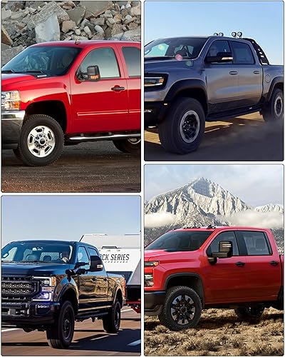 Miniatura 7 de ECCPP Espejos de remolque de repuesto para Chevy 2008-2013 para Chevy para Silverado para Suburban para GMC para Sierra para Yukon 1500 2500 3500