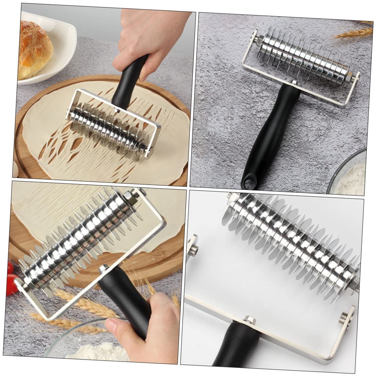 MAGICLULU 1 Emporte-pièce En Treillis Pour Pâtisserie Outil De Roulage Outil De Cuisson Multifonctionnel