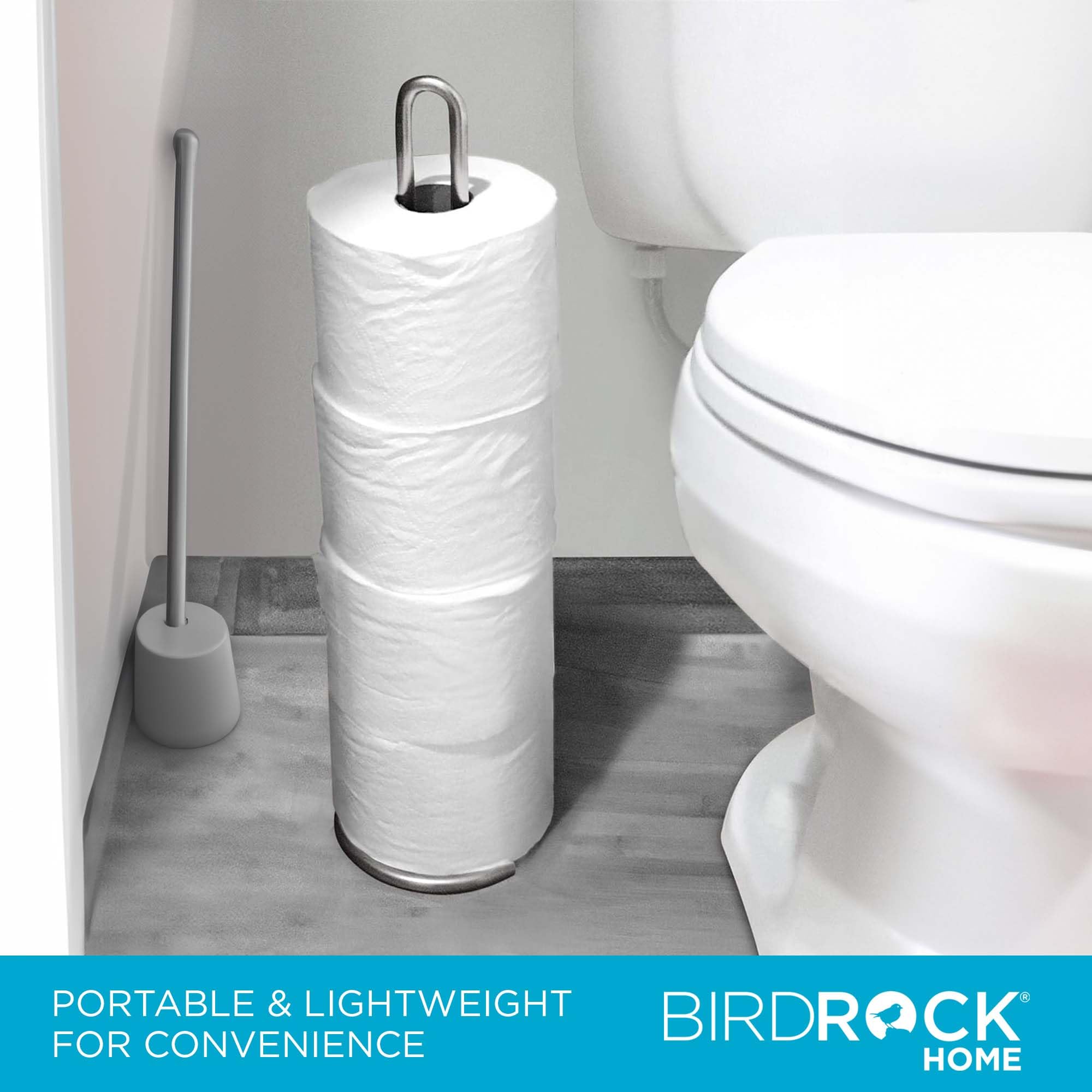 Internet del mejor acero soporte para rollo de papel, large
