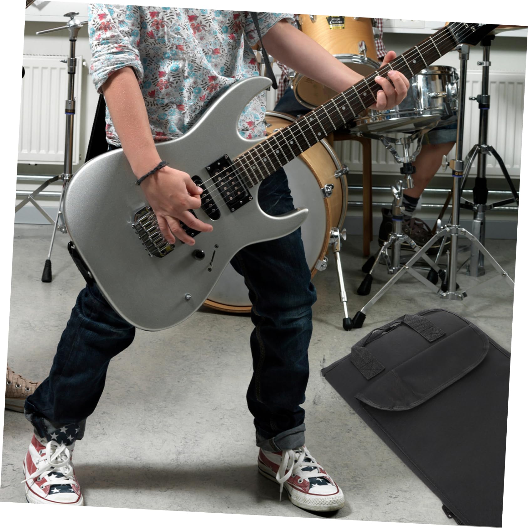 SUPVOX 1pc Drum Stick Bag Oxford Cloth Drumstick Holder Case Portable Drum Bags for Drumsticks Storage Random Style