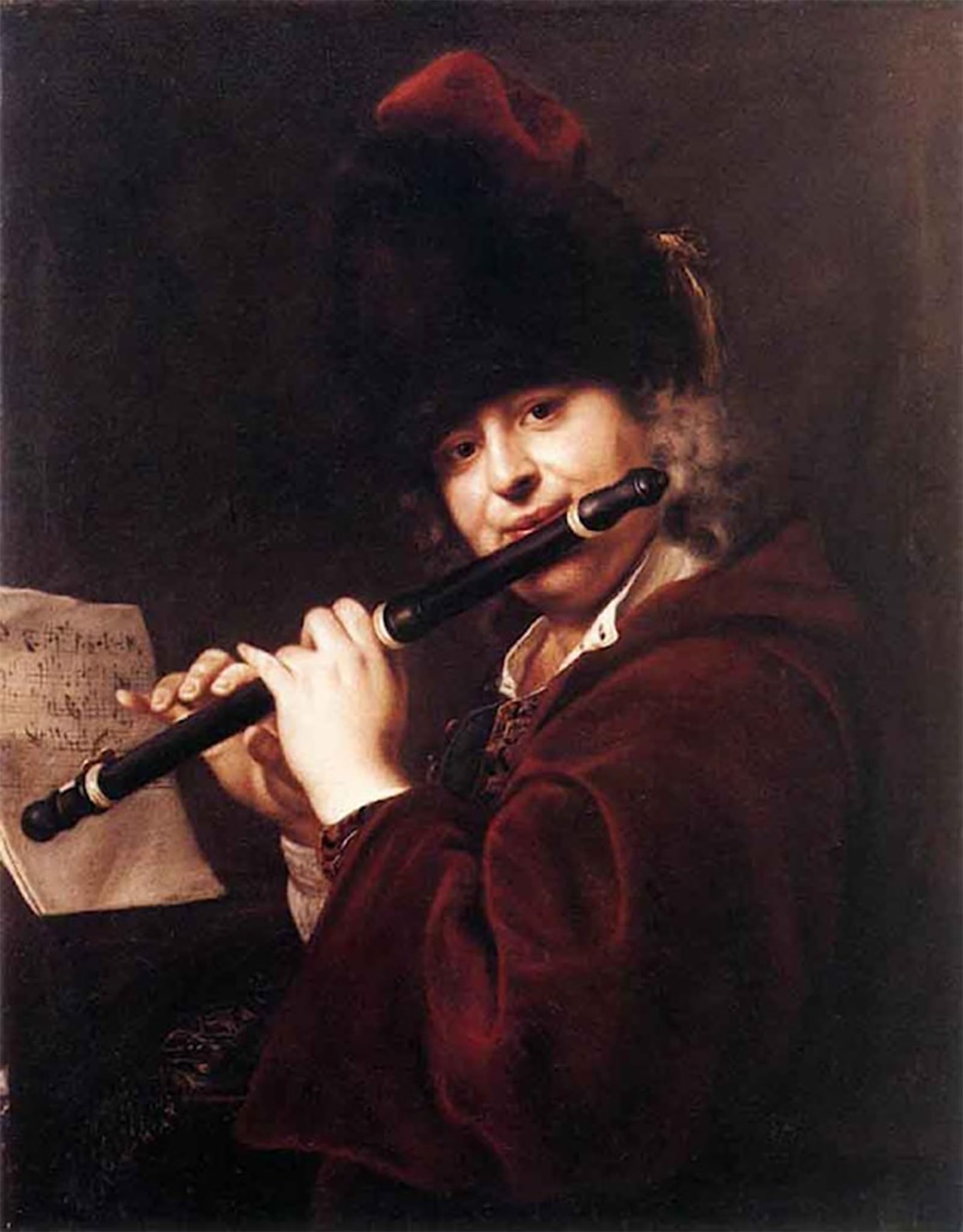 SERENDIPITP Aesthetic Poster Photo Wall Print Retro Picture Portrait of the Court Musician Josef Lemberger Jan Kupecky Modern Wall Artwork for Home Decor 60x90cm