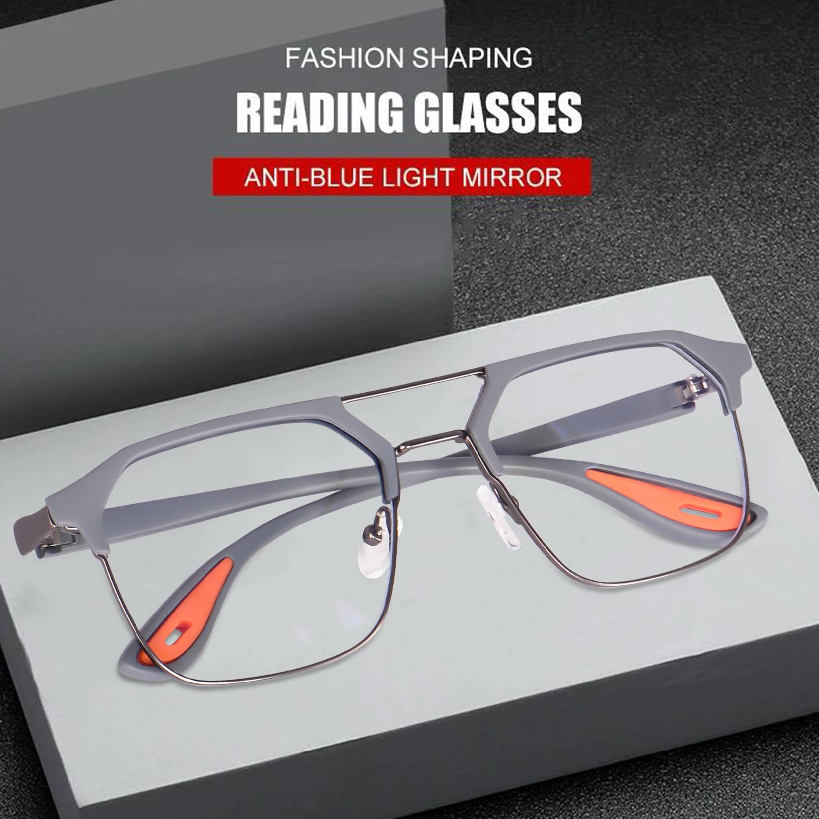 Poshh Eyewear Unisex Hexagonal UV Protected Zero Power Blue Cut Light Blocking Eyeglass Frame/Sunglasses And | Anti Glare | Blue Cut | Uv Protection | Eye Protection Glass |, Free Size