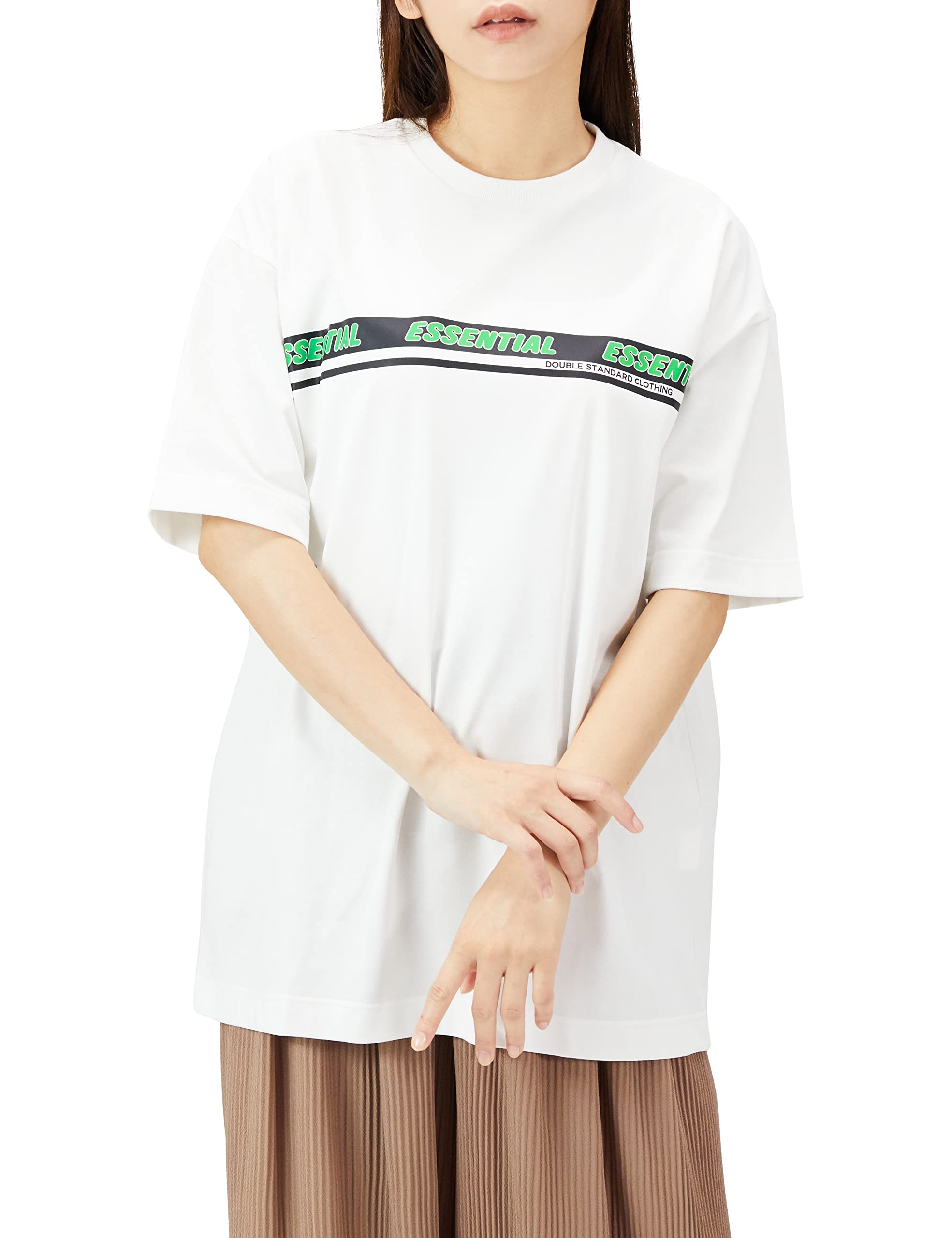 DOUBLE STANDARD CLOTHINGロゴプリント フーディ DOUBLE STANDARD CLOTHINGロゴプリント フーディ