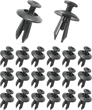 20PCS Fender Liner Retainer Clip, Splash Shield Rivet Fastener, Bumper Clips, Fender Trim, Replace #W706092-S300 6508197AA