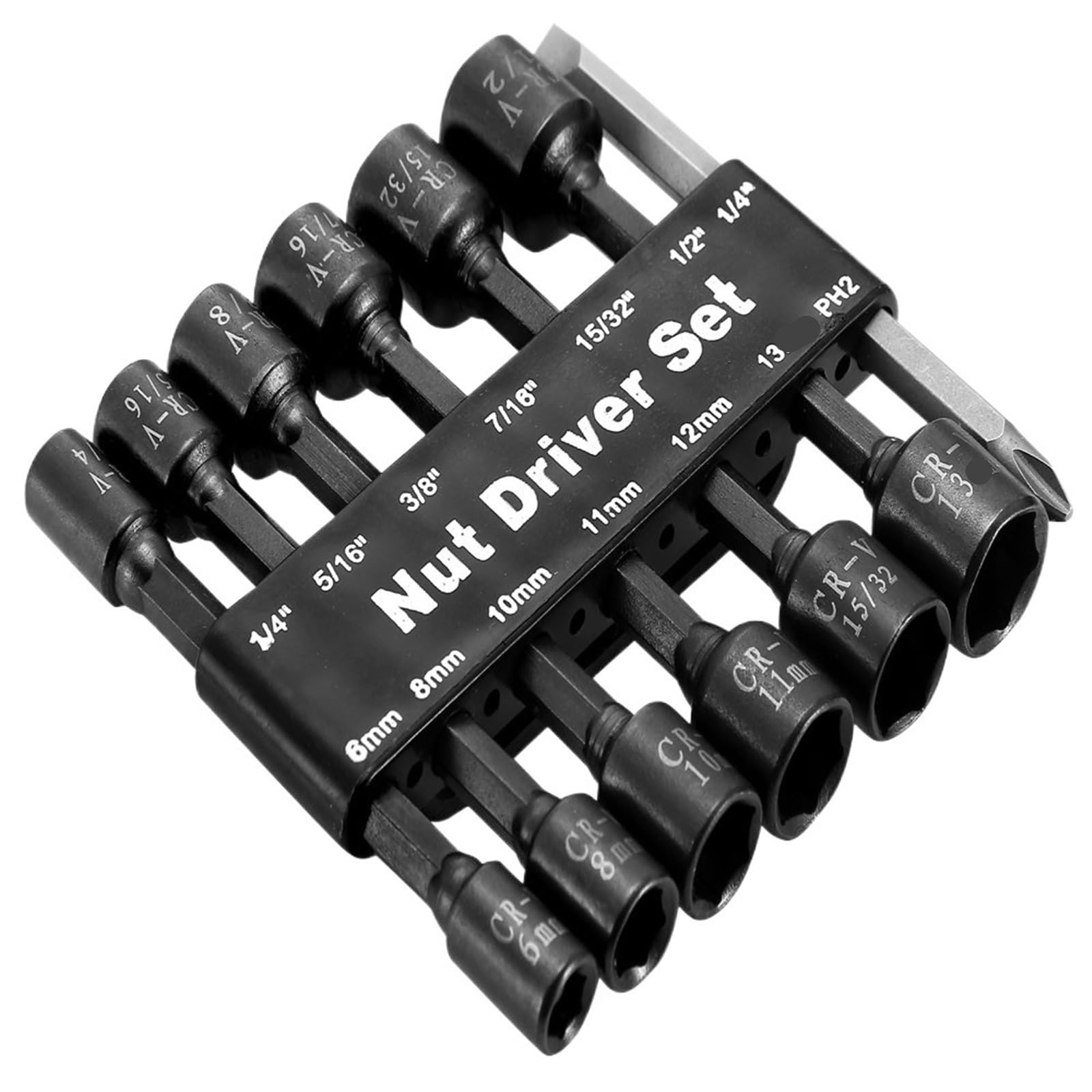 Puntas De Atornillar Juego de 14 piezas de destornilladores magnéticos con punta hexagonal y brocas for llave de 1/4 de pulgada, destornillador eléctrico, herramientas con mango Para Taladro Eléctrico