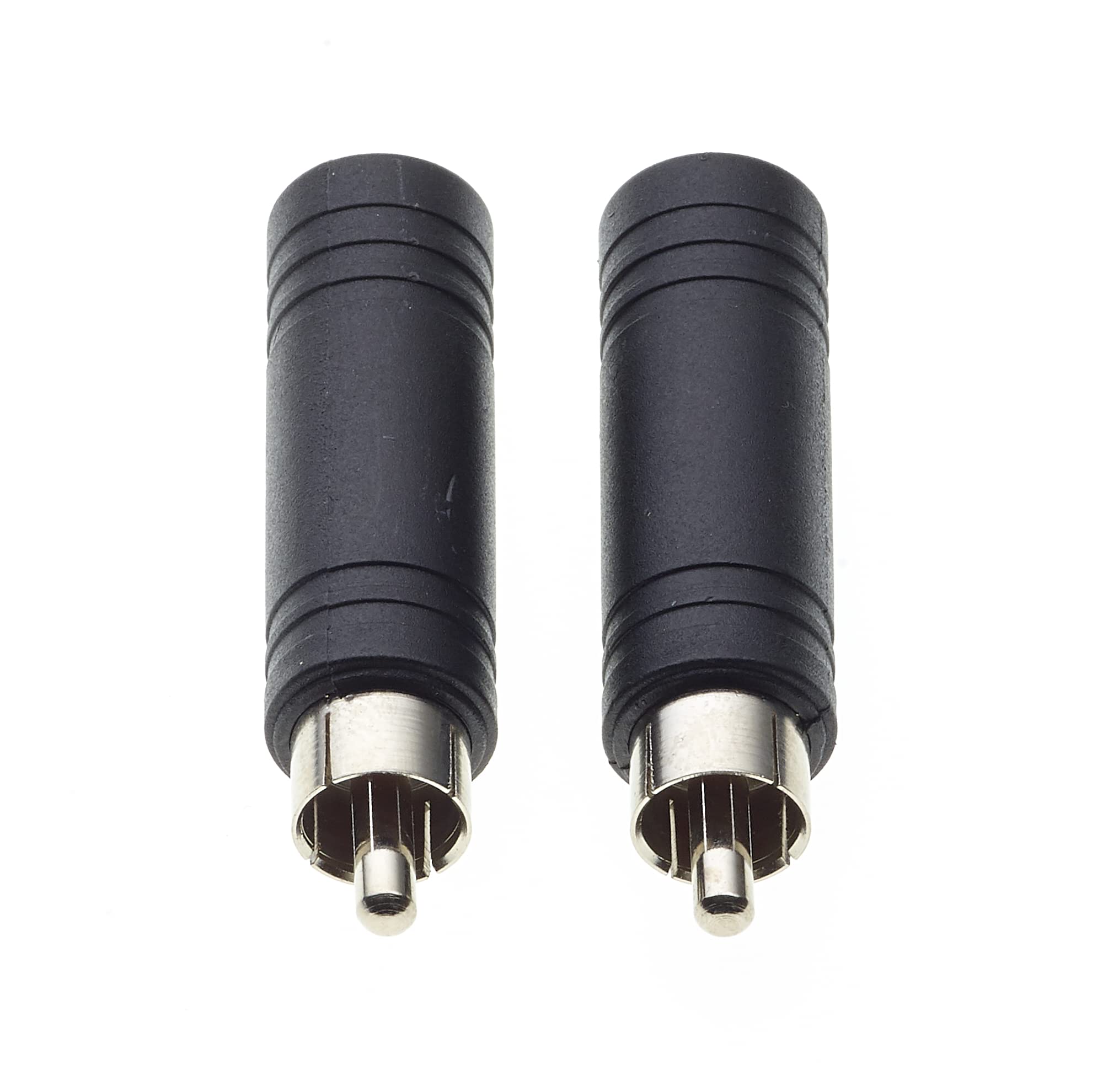 Keple RCA Male Plug to 6.35mm 1/4" Inch Mono Socket Female Adaptor Connector, Pack of 2 - Image 2