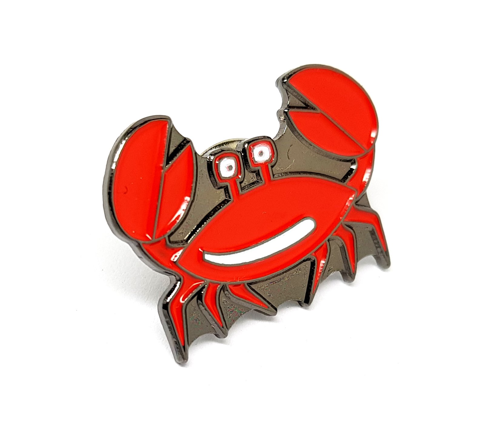Shopiyal Cartoon Style Crab Sea Beach Ocean Sea Food Crustacean Creature Metal Enamel Pin Badge Brooch