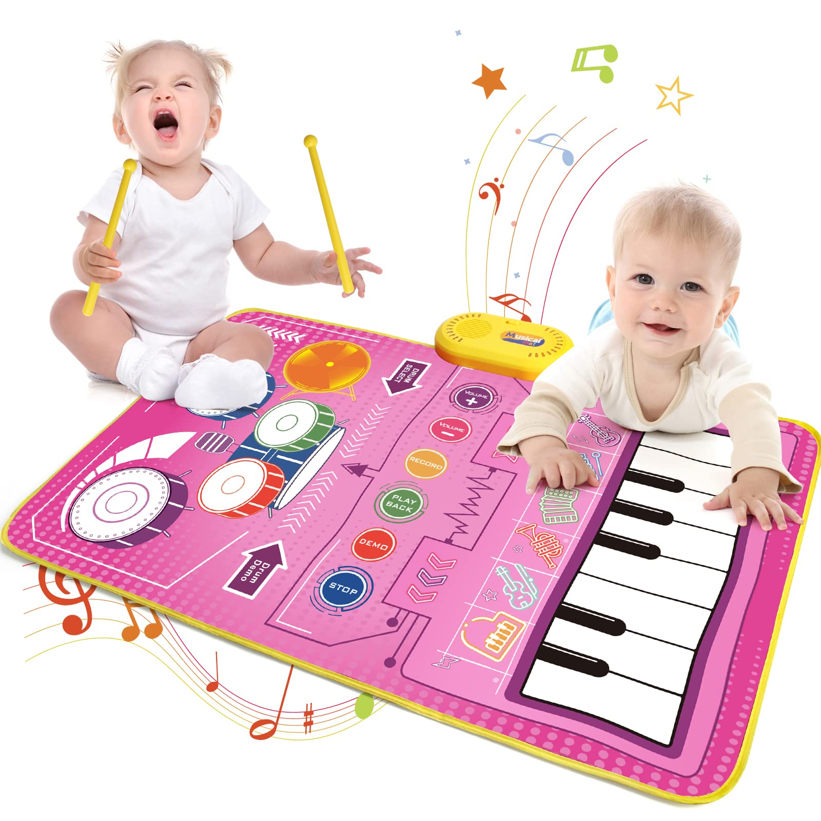 Joyfiamusical Mat Piano Keyboard And Jazz Drum In Desertcart