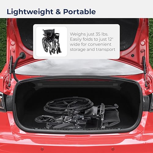 Miniatura 3 de Silla de ruedas de peso ligero con varios estilos de brazo trasero y opciones de aparejos delanteros negro K318DFA-SF brazos que se voltean hacia