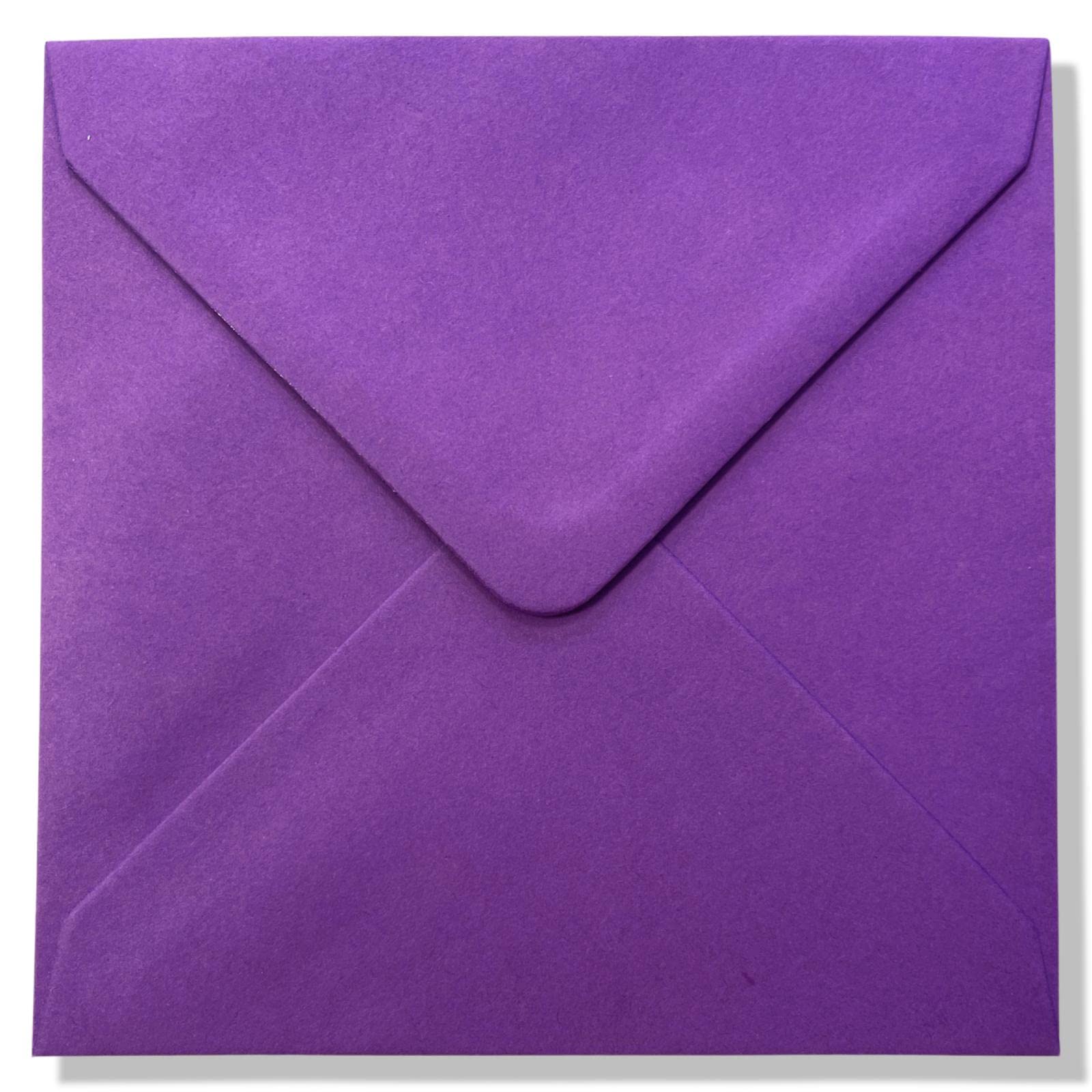 Luxury Square 14 x 14 cm 140 x 140 mm 110 GSM (Purple, 500) — image 1