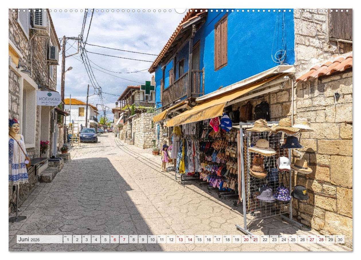 Griechenland - Thessaloniki und Chalkidiki (hochwertiger Premium Wandkalender 2026 DIN A2 quer), Kunstdruck in Hochglanz: Lebendige Stadt, ... zeigen Griechenland pur. (CALVENDO Orte)