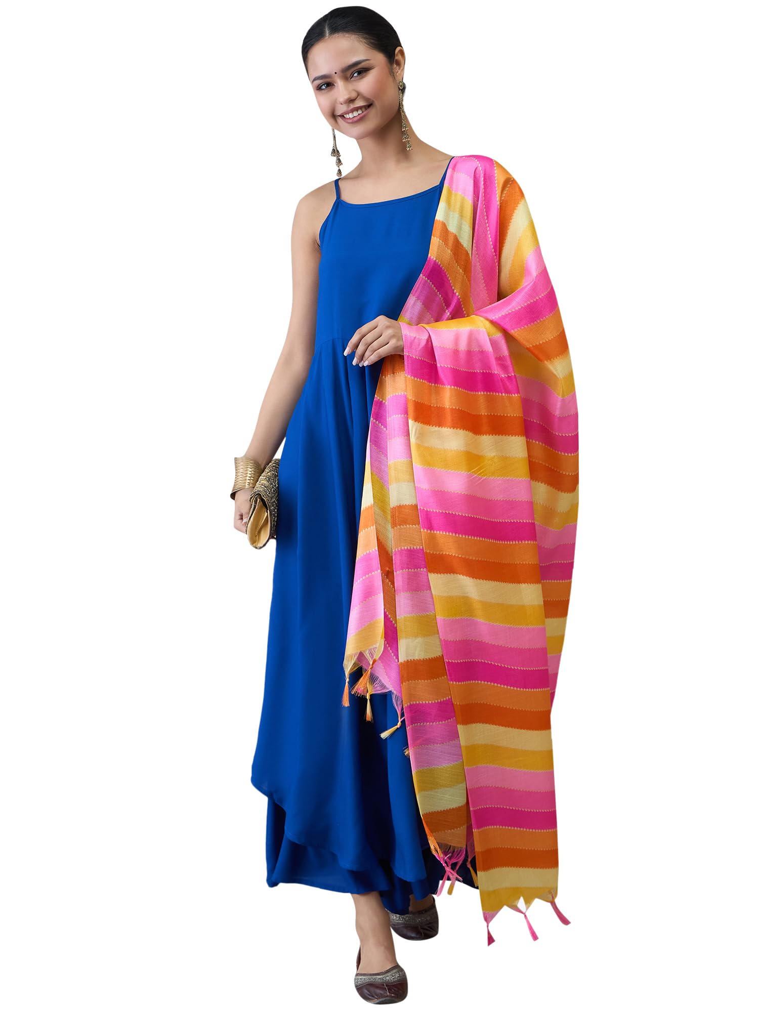 Women Regular Kurta with Palazzos & With Dupatta-image-38