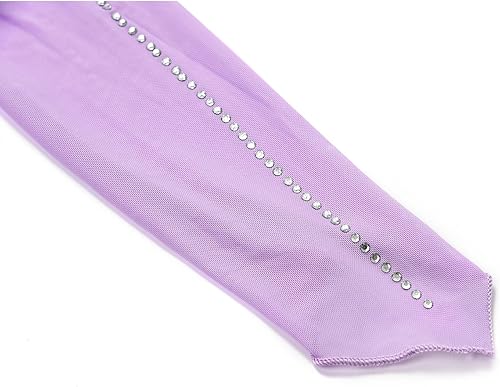 Miniatura 7 de Vestido de princesa para niñas, vestido de princesa morado con accesorios para Halloween, fiesta de reina de las nieves, cosplay