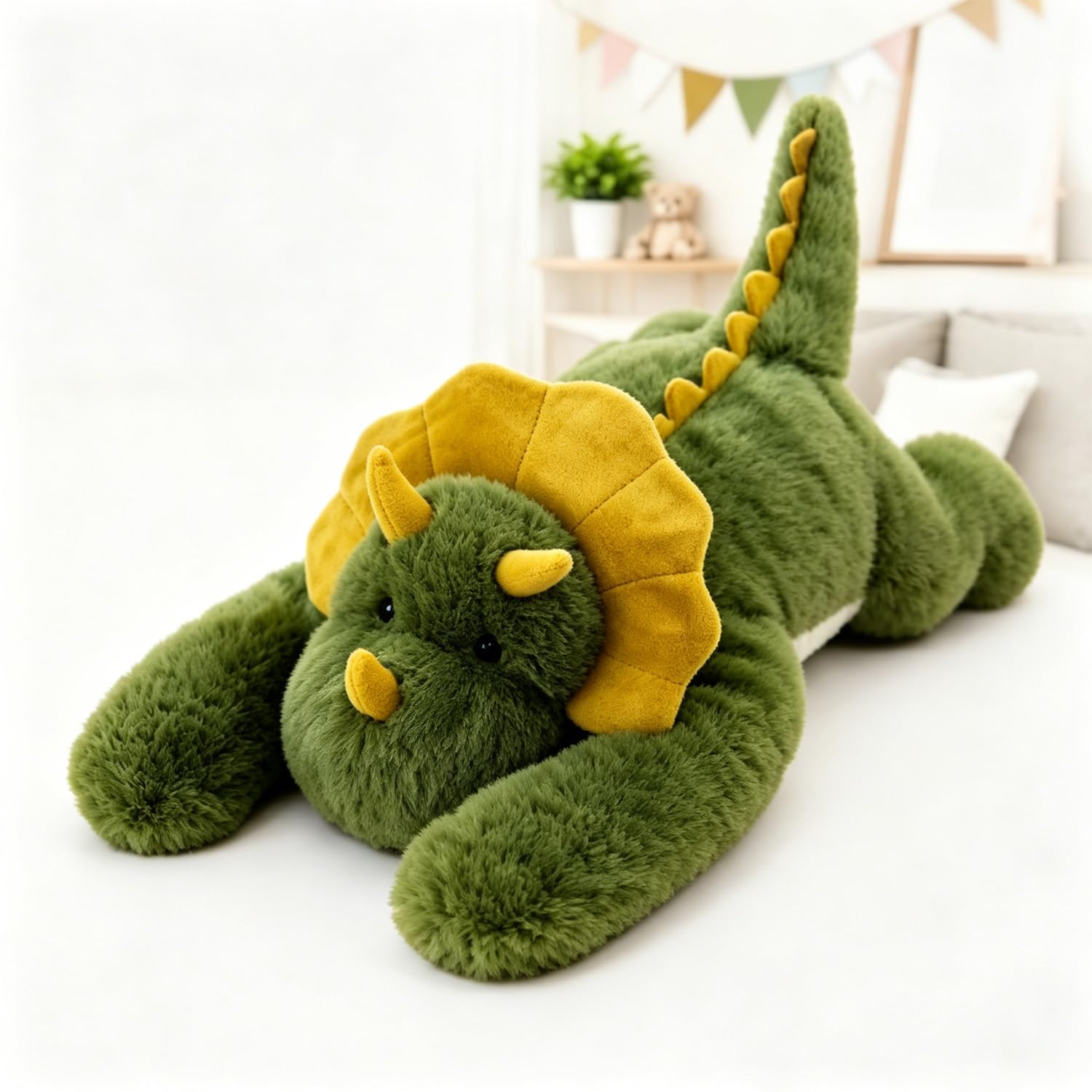 Heyhaho Weighted Plush Animals, Weighted Plush Teddy，Dinosaur：65CM