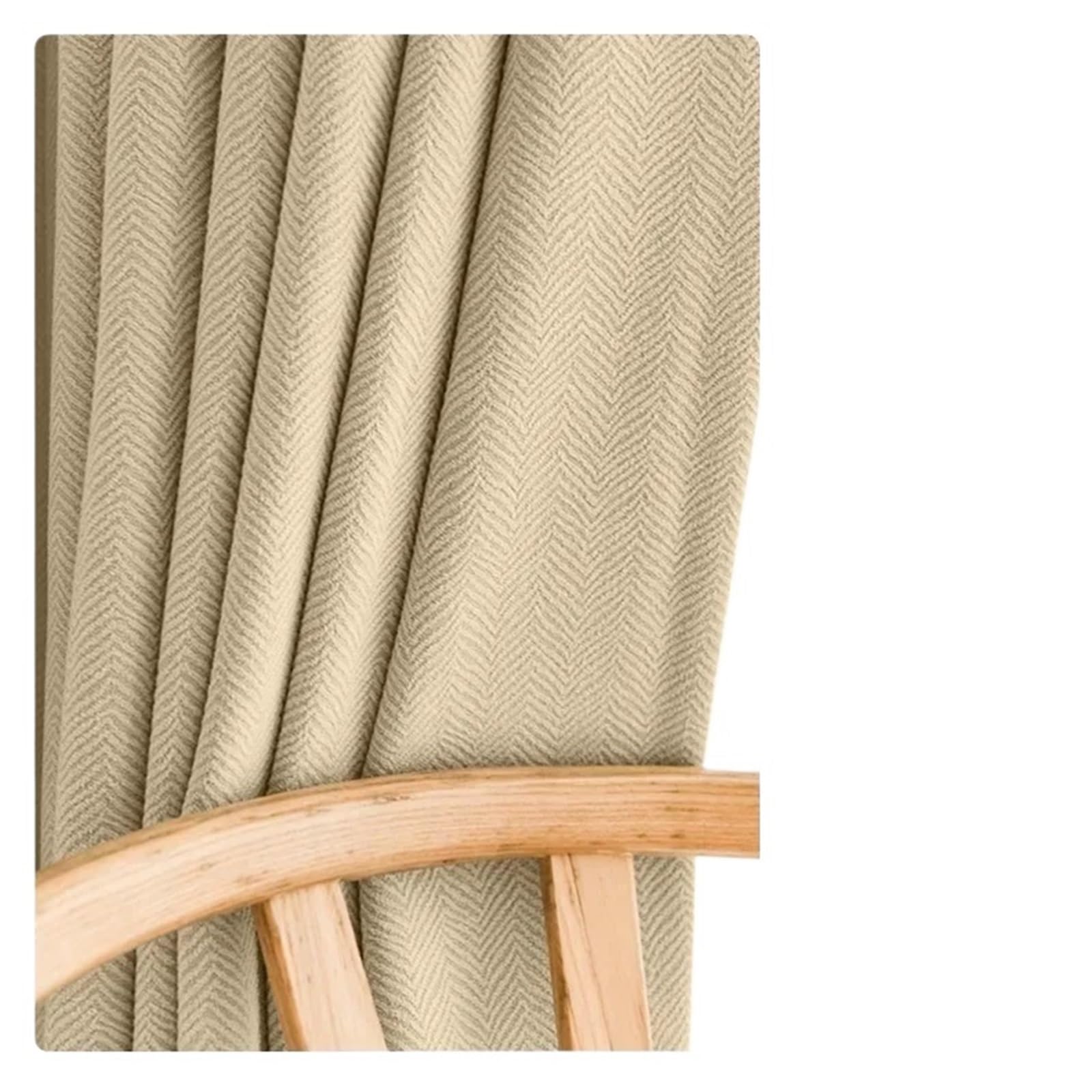 Rideau épais chenille pour salon et salle à manger ambiance cocooning coloris 4 80cm