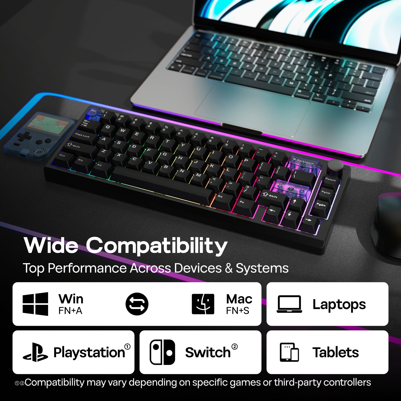 Amazon | EPOMAKER Magcore65 Lite ワイヤレスゲーミングキーボード