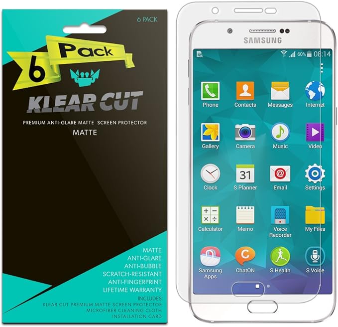 Samsung Galaxy A8 Screen Protector [6Pack], Klear Cut High