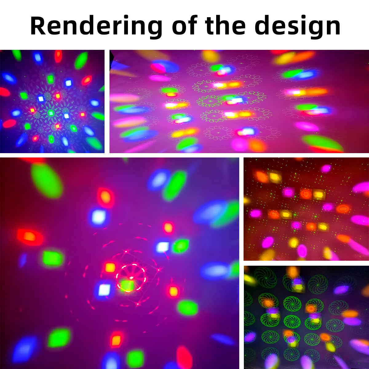 Disco-Partykugel-Licht, aus ABS-Material, mit Fernbedienung, dynamischem LED-Ambientelicht, DJ-Licht, geeignet für Familienfeiern/Partys/Hochzeiten/Bühnenbeleuchtung und andere Anlässe.