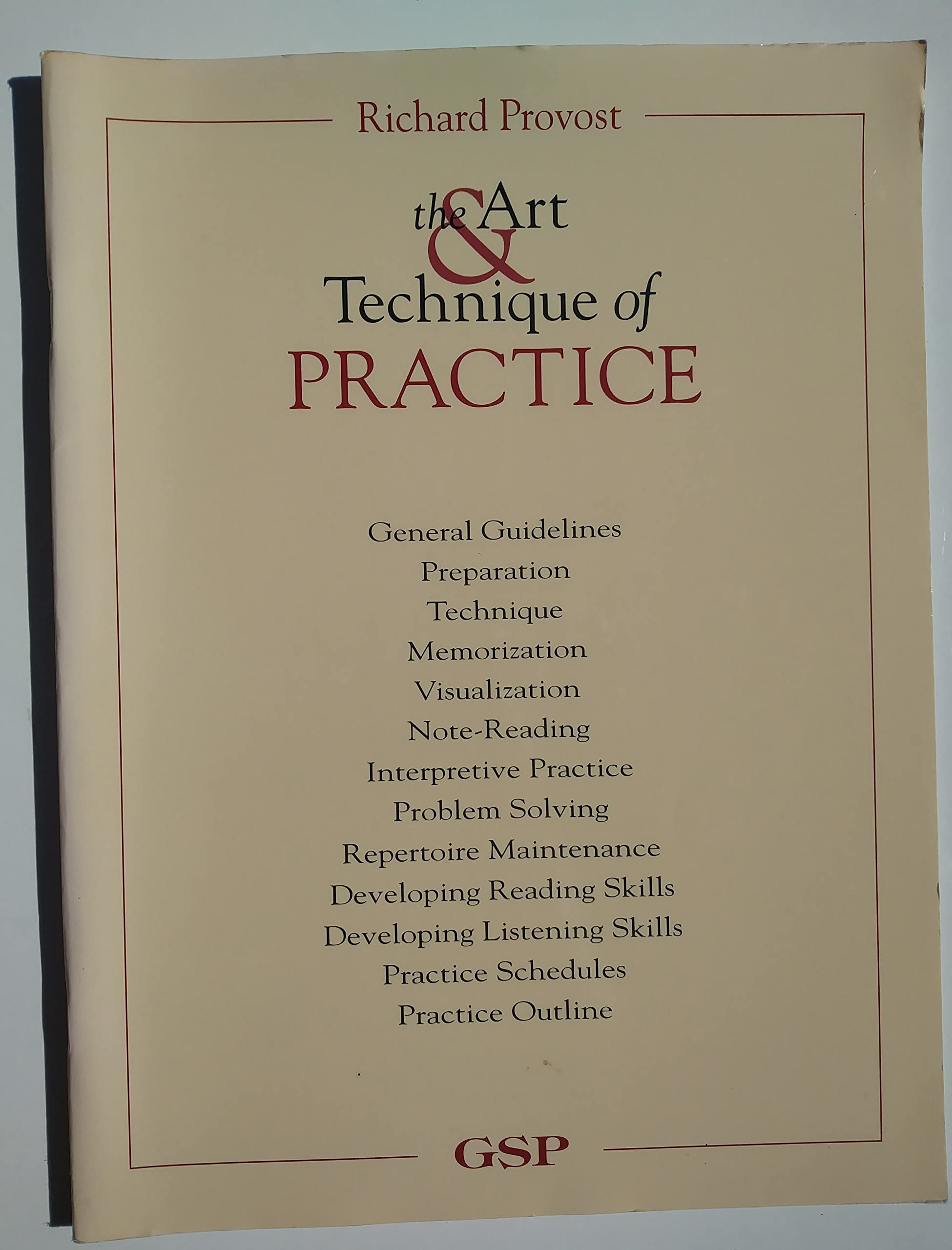 ART & TECHNIQUE OF PRACTICE