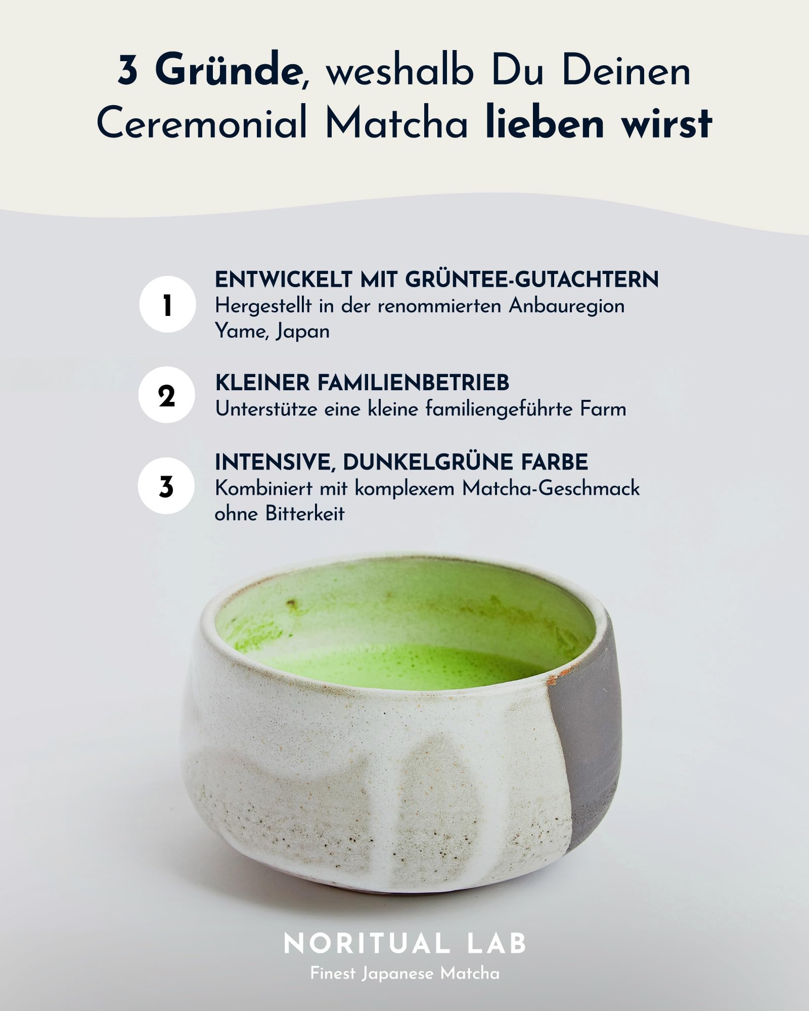 Ceremonial Matcha - Reines Matcha Pulver aus Japan - Ceremonial Grade - Original Matcha Grüntee - Erste Ernte - 100% Natürlich und Laborgeprüft