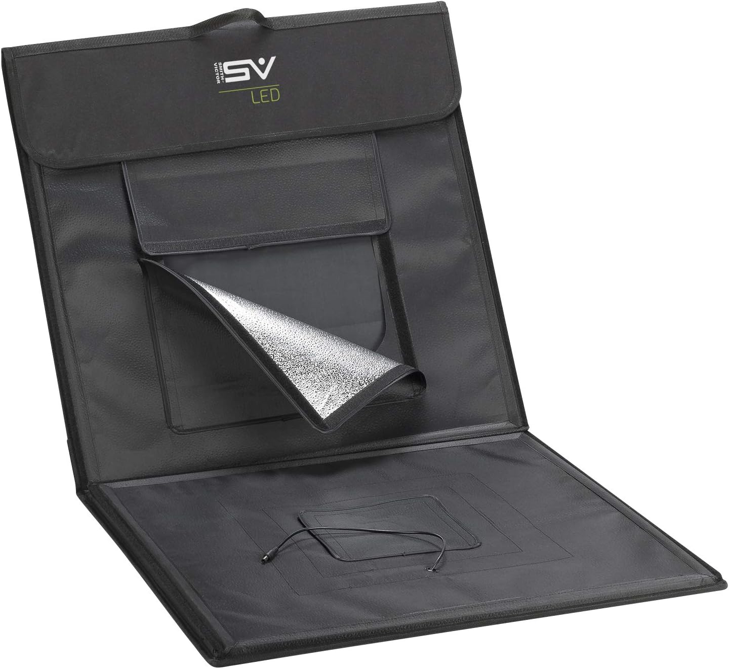 24-Inch Desktop LED Light Box Studio Tent with Turntable, 4 Backgrounds & Case