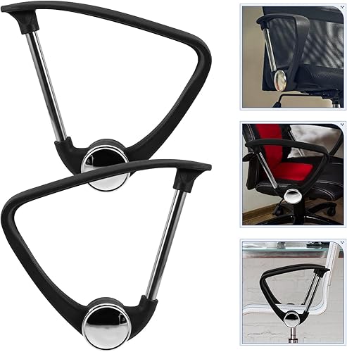 Miniatura 5 de Veemoon Reposabrazos para silla de oficina, 2 piezas, repuesto para silla de computadora, reposabrazos y accesorios para sillas de juegos