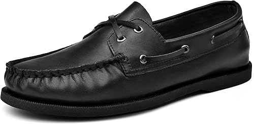 Miniatura 2 de Zapatos náuticos para hombre, zapatos de vestir casuales de cuero, mocasines clásicos