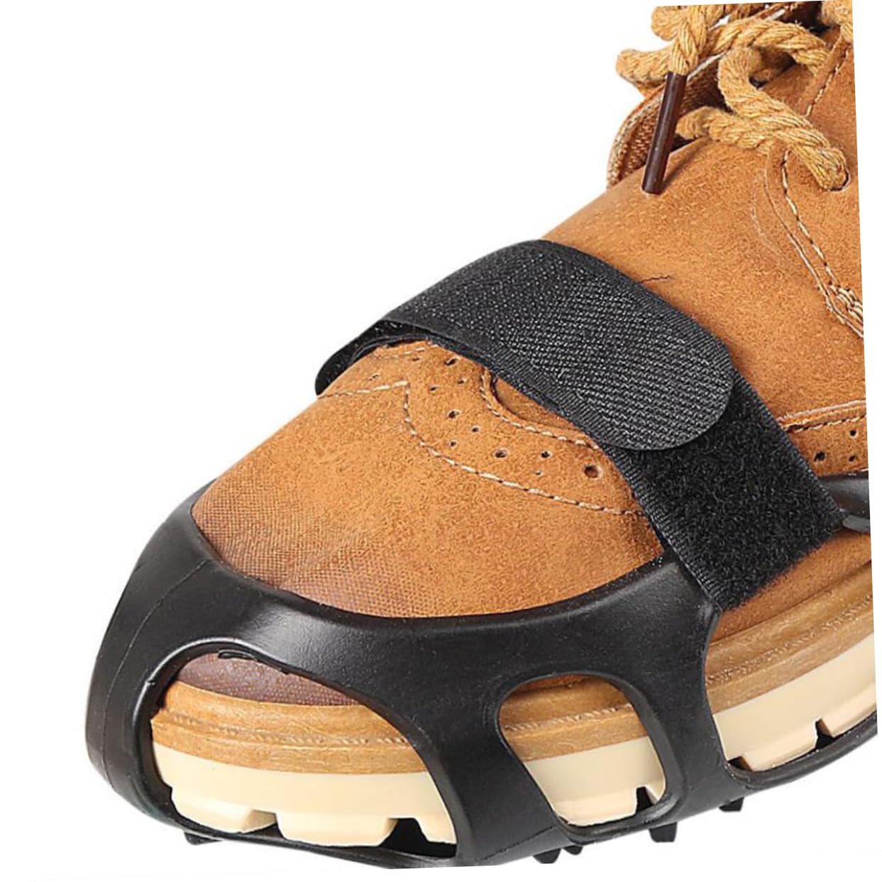 Healvian 5 Sätze Rutschfeste Abdeckung Steigeisen Für Schuhe Traktion Für Schuhe Steigeisen Spikes Riemen Tragbare Schuhgreifer Schuhzubehör Metall Black 4 Paare * 5