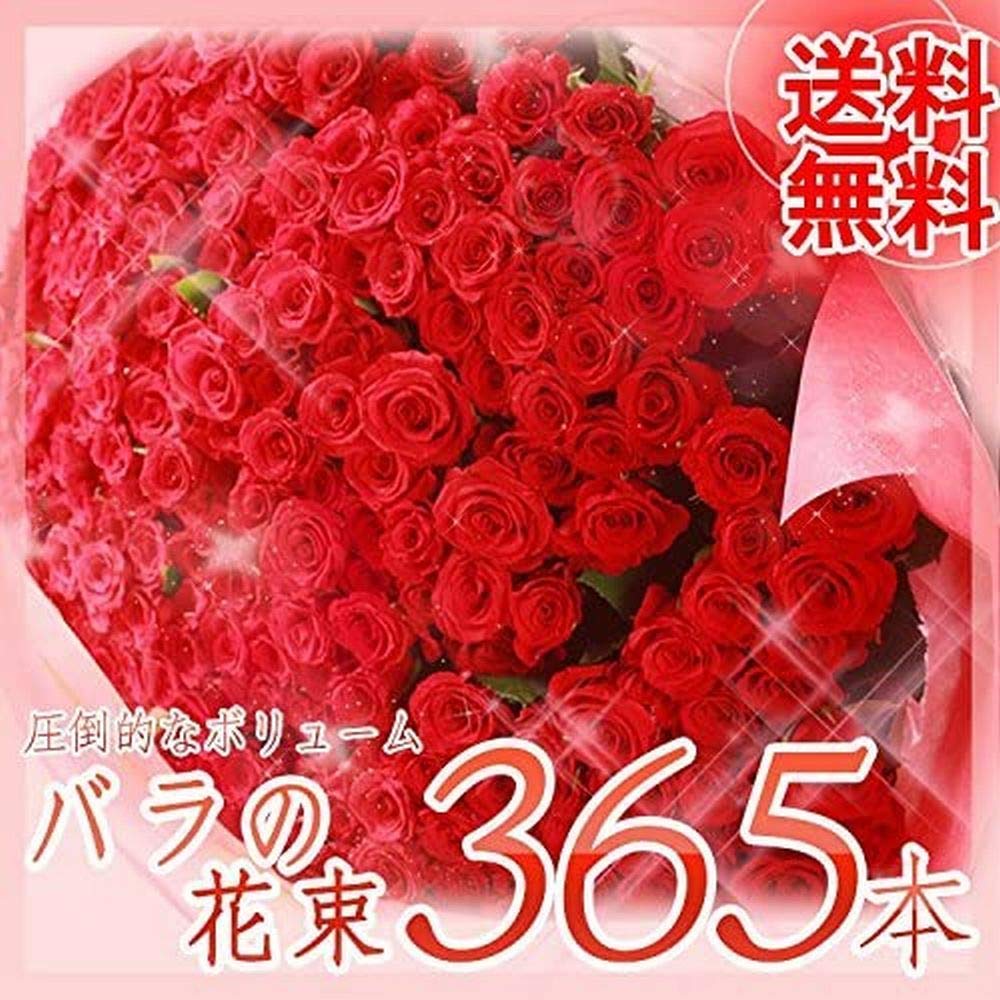Amazon｜BisesFlower(ビズフラワー)【花束 バラ 365本】 花言葉「毎日