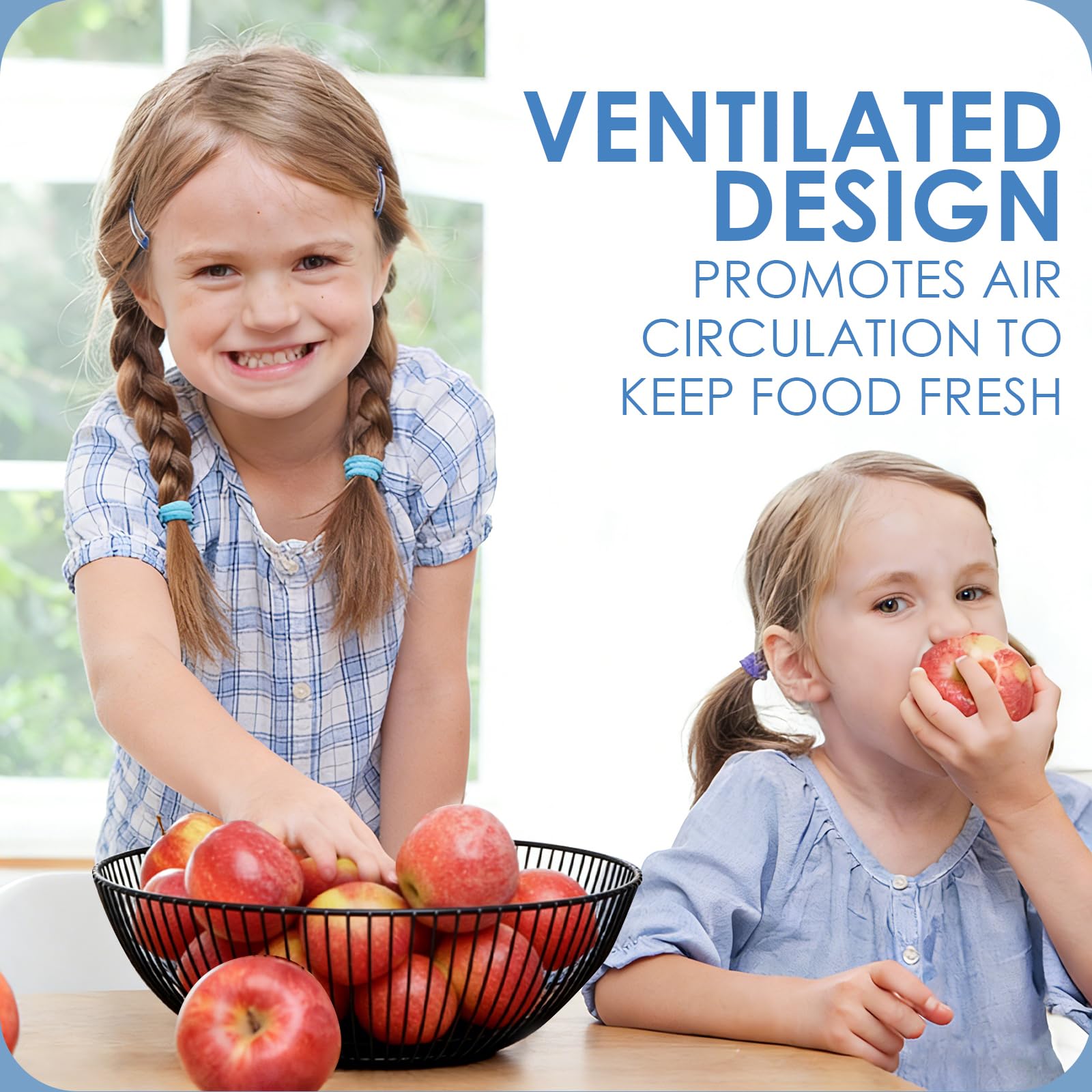 Gran Frutero de Metal Negro para Cocina Moderna, Cesta de Frutas Grande de 28x7.5 cm con Diseño Elegante y Duradero, Ideal para Organizar y Exhibir Frutas Frescas en tu Hogar o Mesa de Comedor
