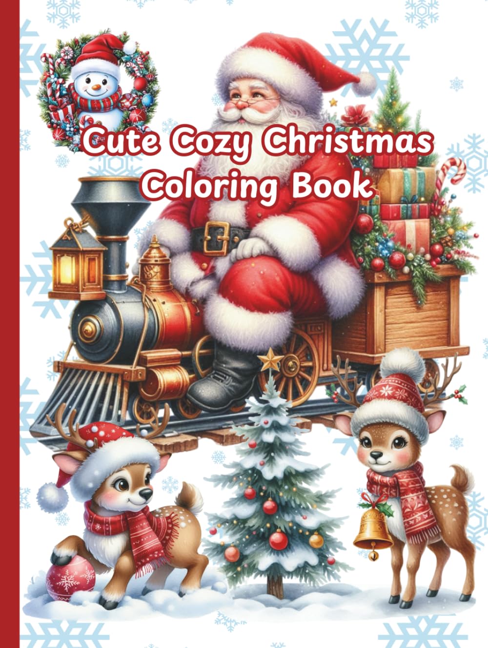 Cute Cozy Christmas Coloring Book
