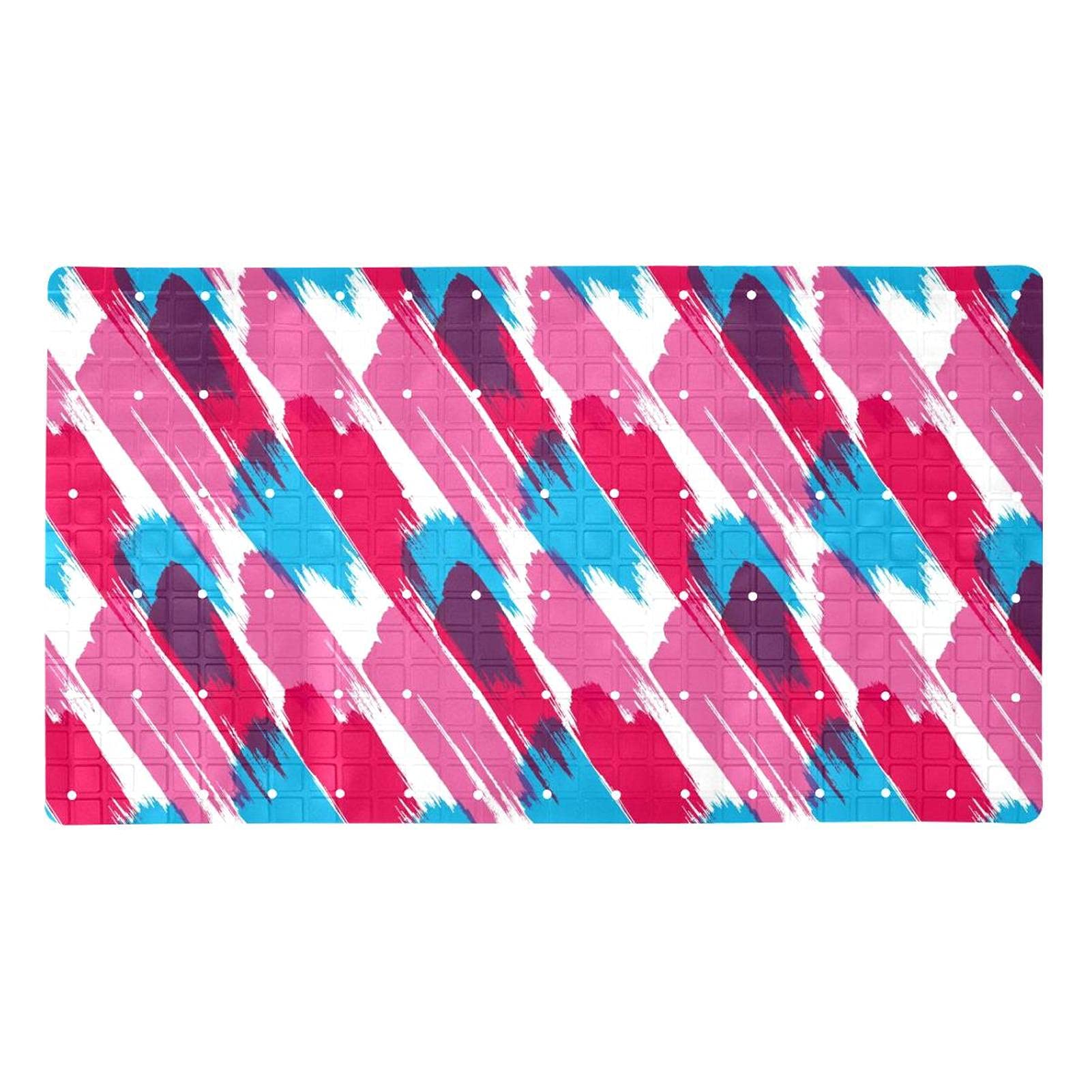 Tapis de baignoire antidérapant haut de gamme 40x70 cm à rayures