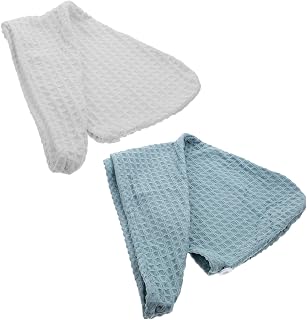 FOMIYES 2 Pçs Bandanas De Cabelo Seco Cabelo Toalhas De Banho De Microfibra Toalha De Cabelo Microfibra Turbante De Cabelo Headwrap Para Mulheres Toalha De Secagem De Cabelo De Microfibra